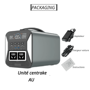 Batterie solaire portable, courant AC/DC AU