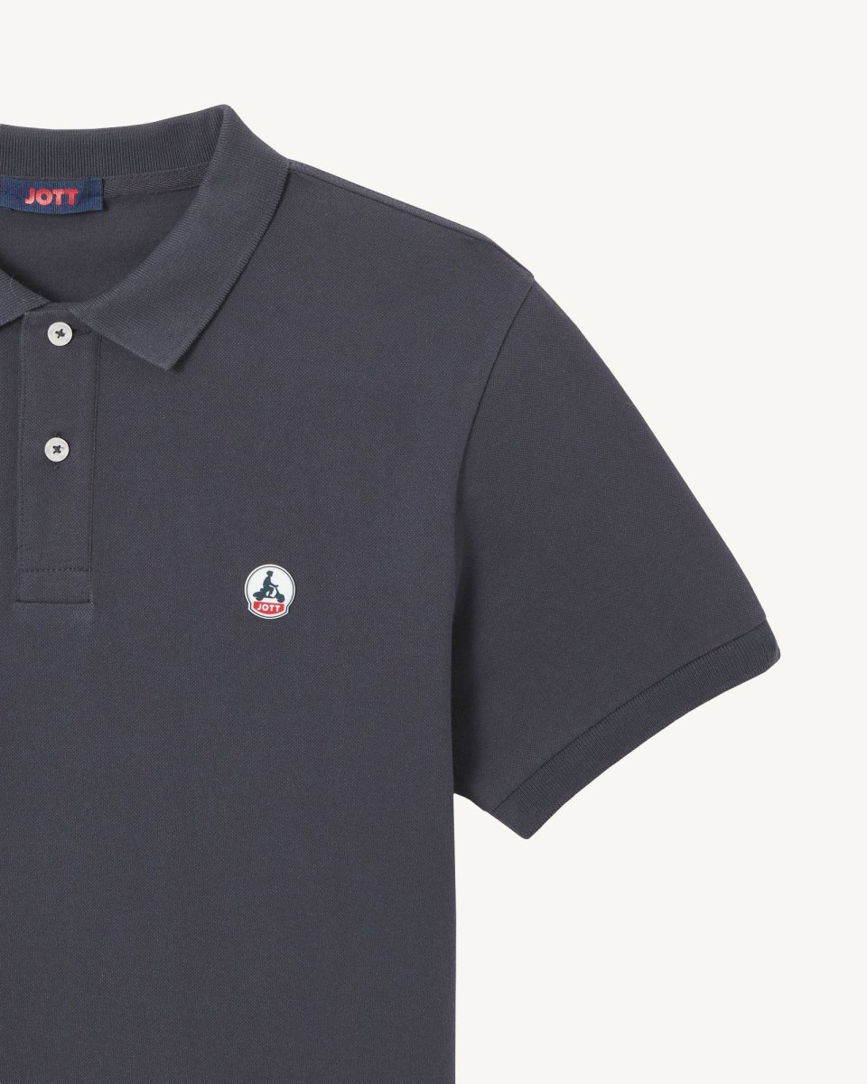 Polo homme en coton biologique Marine Marbella – Image 4