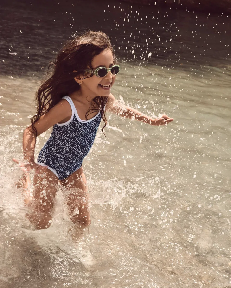 Maillot de bain Mono marine Milla monogram – Image 2