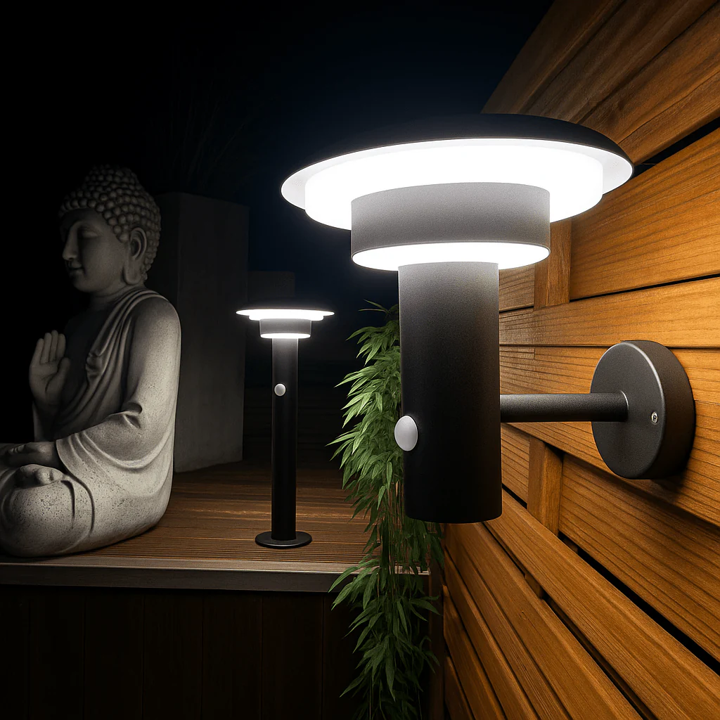 Applique Led solaire GENOVA - Détecteur de mouvements - 3 modes d'éclairage 100 à 1000 lumens – Image 5